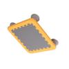 Kids Mini Trampoline Sensory Bounce Board Balance Jumping Toy Hexagonal Frame Compact Design for Playroom Bedroom