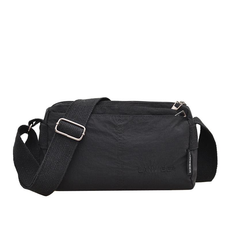 Women's Lightweight Solid Color Square Crossbody Bag - Casual Fashion, Large Capacity for Travel and Commuting