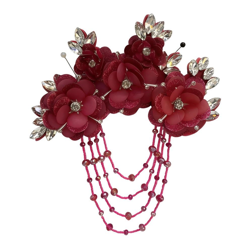 New Rhinestones Handmade Nail Beads Beads Embroidery Flower Cloth Stickers Sequins Diamond Decal Beaded Applique Crafts
