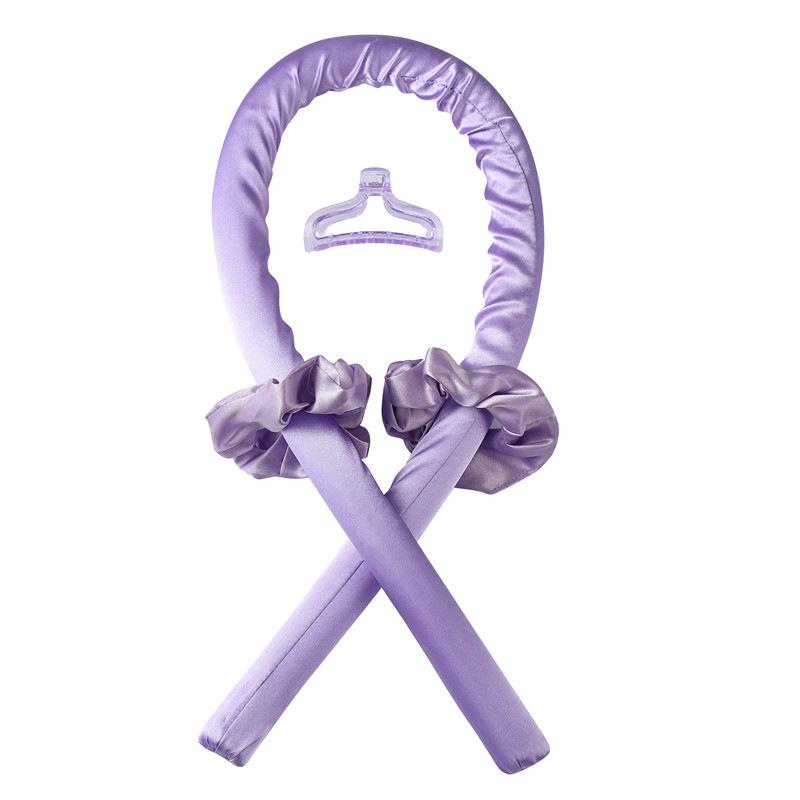 Heat-Free Sleep Curling Iron: Big Waves, No Hair Damage, EVA Foam Sponge