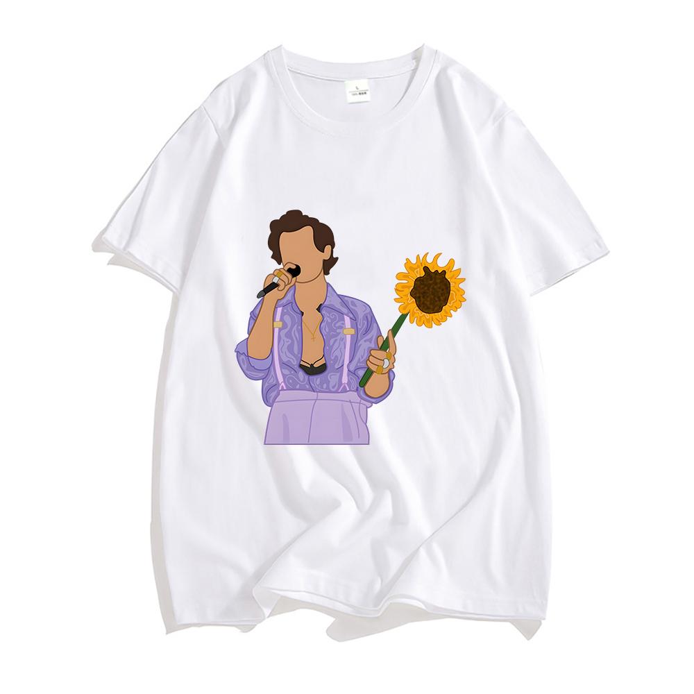 Harry Styles Harrys House Love on Tour T Shirt Men Print 100 Cotton Shirts Summer Casual Loose Crew Neck Tshirt Short Sleeve