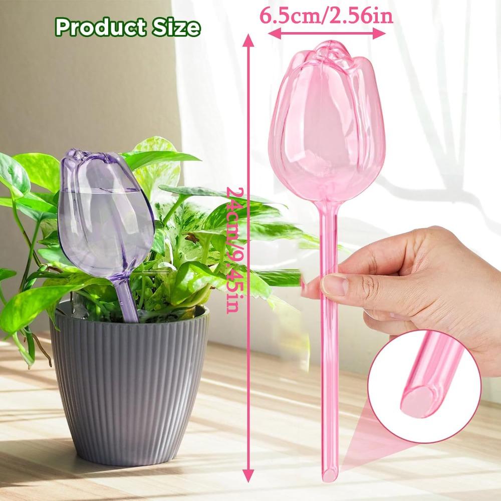 4 Stück selbstbewässernde Kugeln Zwiebeln Pflanzen Tulpe Selbstbewässernde Kugeln Zwiebeln Automatische Pflanzenbewässerungsgeräte Kunststoff-Bewässerungskugeln