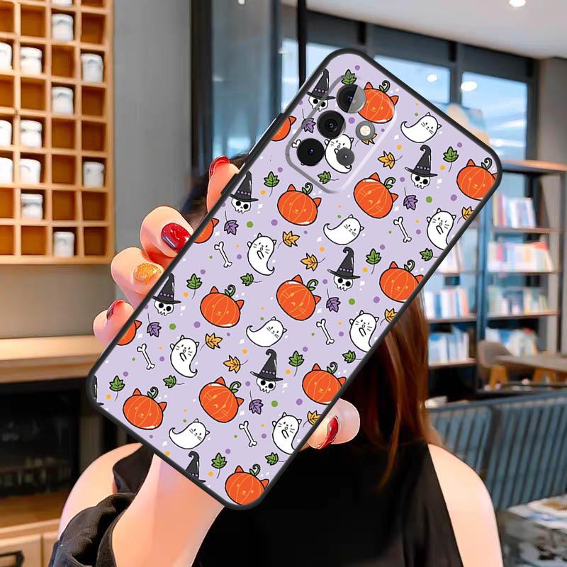 Halloween Pumpkin Horror Case For Samsung Galaxy A53 A56 A36 A06 A13 A32 A12 A22 A52 A35 A26 A16 A55 A15 A54 A34 A14