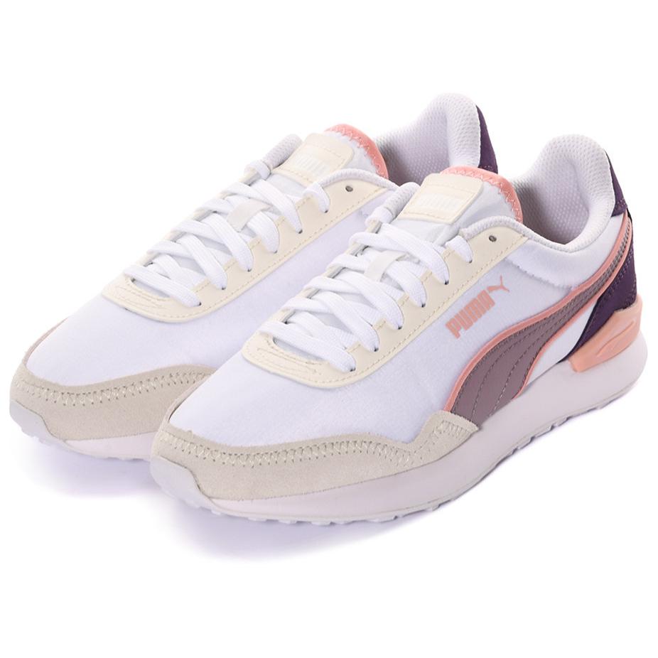 Puma Dista Comfortable Fashion Durable Lightweight Low-Top Casual Shoes Women sneaker White Pink 390412-05