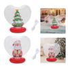 Inflatable Christmas Ball Xmas Ball Versatile Decor Festive Heart Balloon Hanging Ornament Bauble for Yard Mall Party