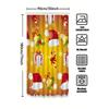 Tu Christmas Shower Curtain Festive Holiday Decor Waterproof Fabric Bathroom Set Xmas Pattern Backdrop