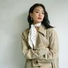 Art stripe high quality mulberry silk silk scarf high sense versatile diamond scarf streamer women's gift small scarf