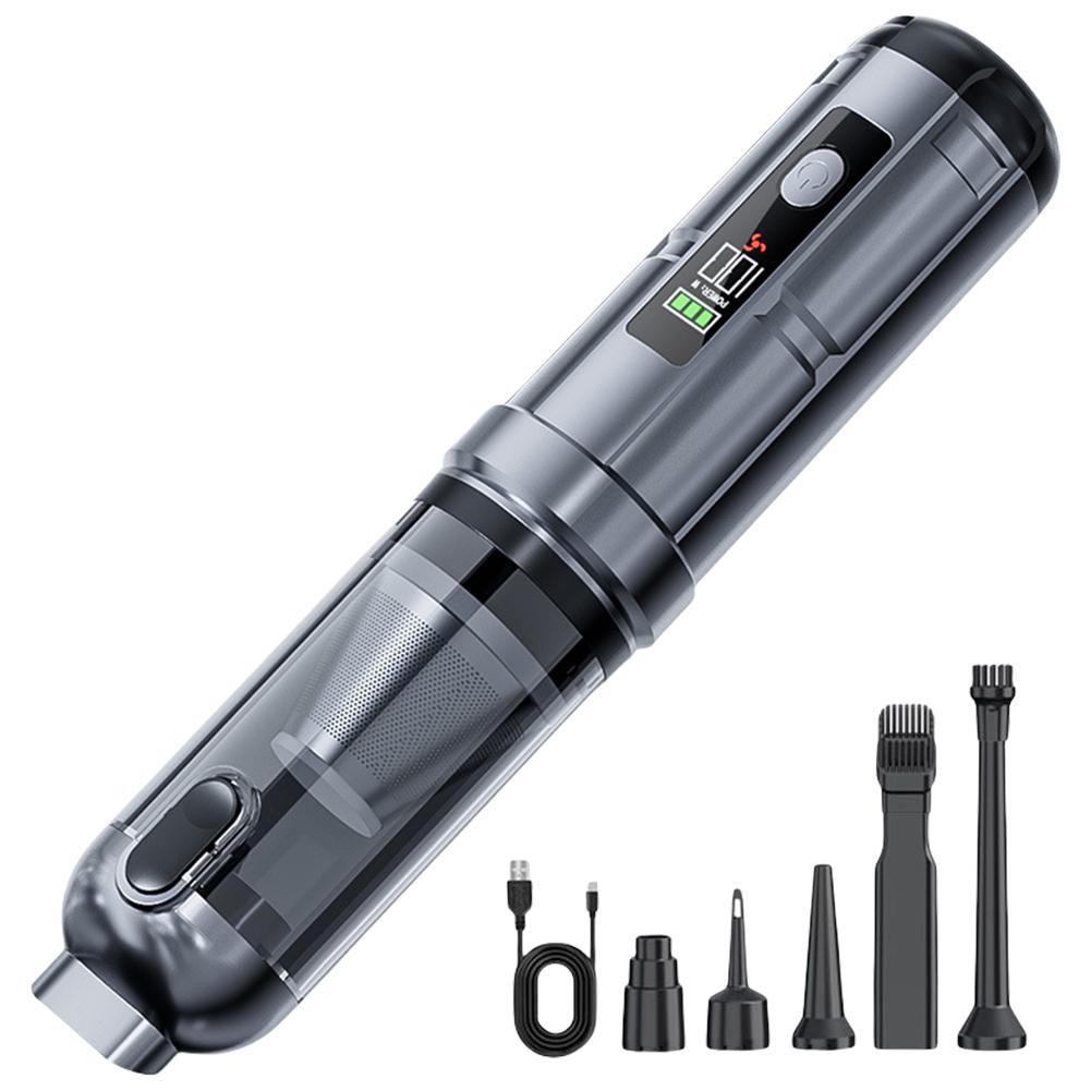 

15000PA Car Cordless Compressed Air Duster with Brushless Motor Type-C Charging Rechargeable Handheld Car Vacuum серый