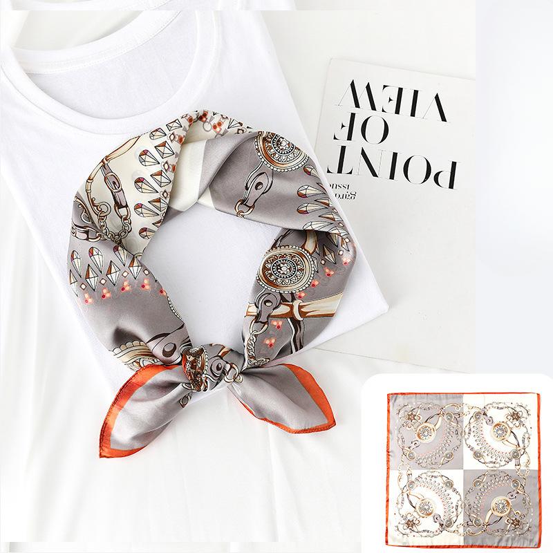 

Dot Trend Маленький квадратный шарф Летний новый модный шарф-сумка шарф-пояс для волос