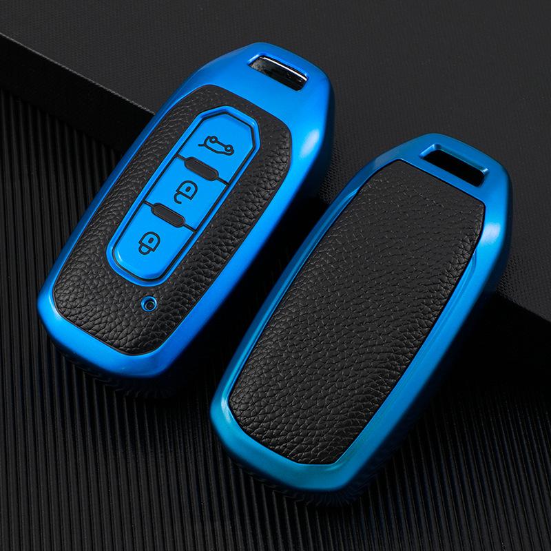 

Jiangling Ford Territory S Key Case - Leather Texture 1.5T Protective Shell for Women PE Bag