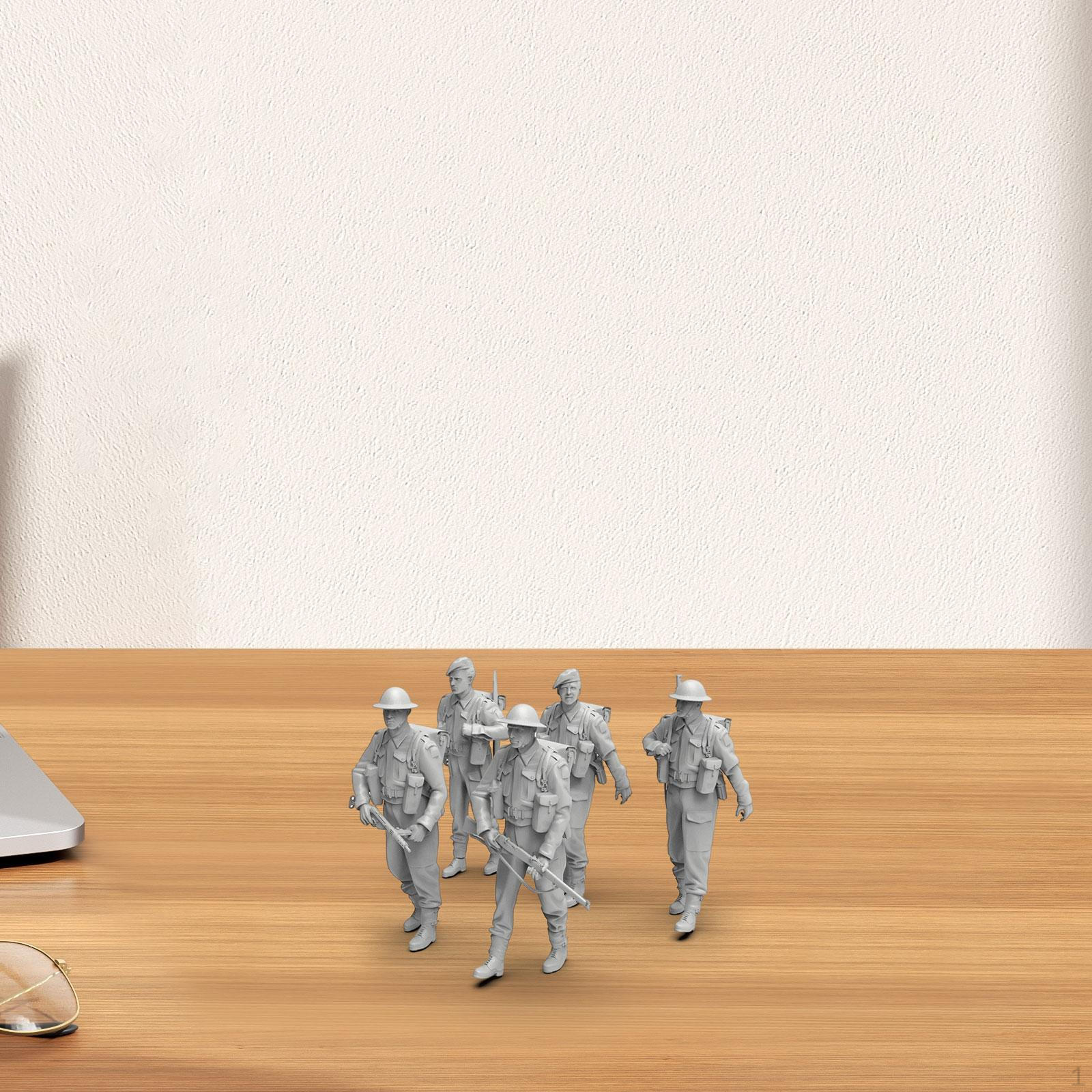 

5 штук Масштабные модели Диорама Макет Коллекционная Песочница Детские Художественные Работы Миниатюрные Фигурки для 3cm