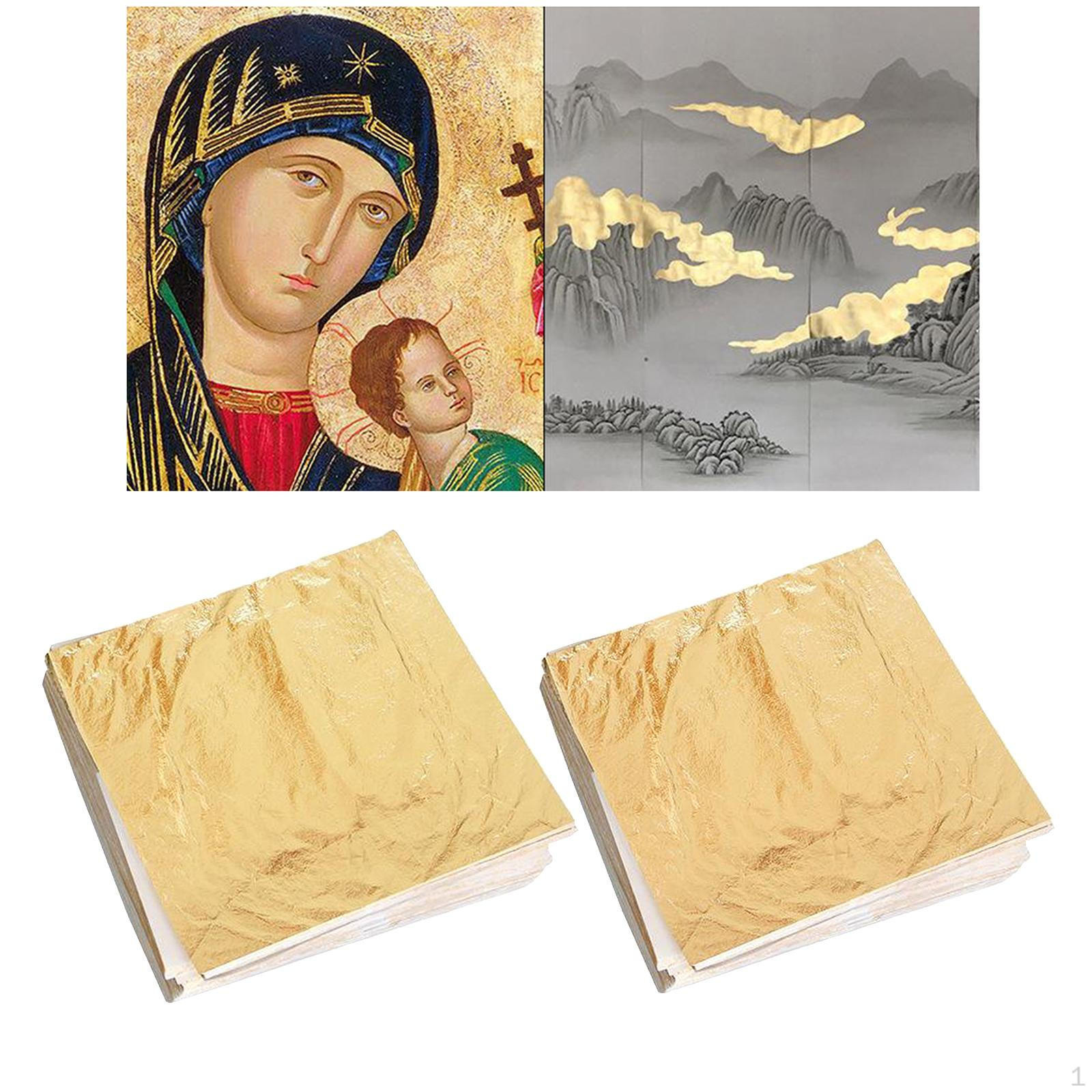 

200 шт. Имитация золотой потали, 5,5 дюймов Поталь