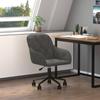 Day and Night - Day and Night Dark Gray Velvet Swivel Office Chair