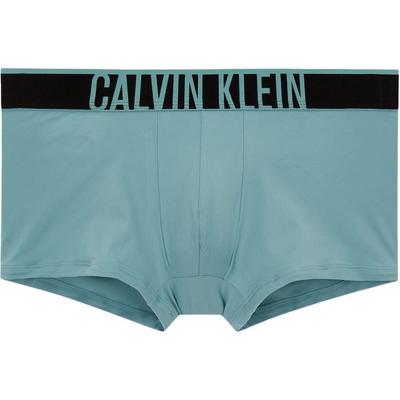 Colorblock Buchstaben-Jacquard Bequeme Hüft-Boxershorts Herrenunterwäsche Mint-Blau NB3836-L8P