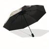 Yin-Yang Cats: A Unique Artistic Design for Your Home Decor Umbrella - Cute Umbrella with Portable 3-Fold Compact Umbrella for Men & Women R113