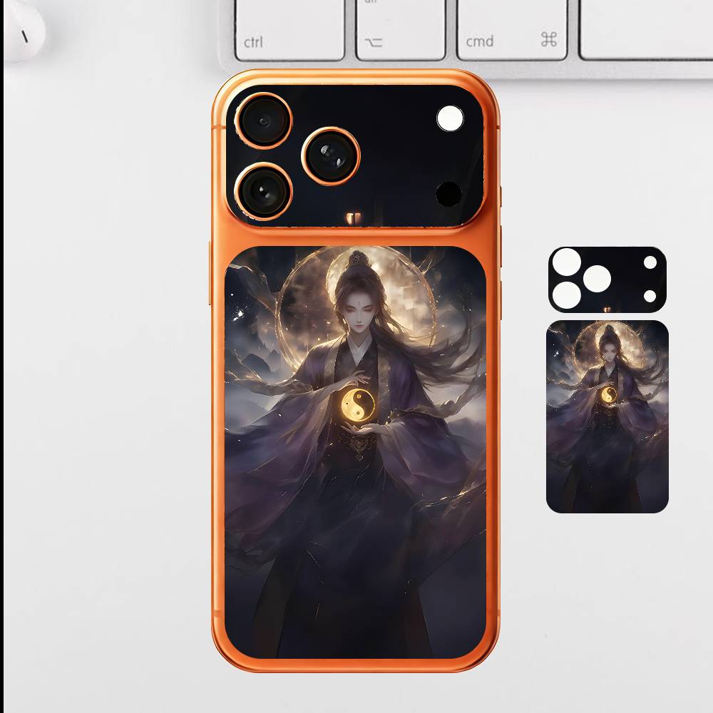 

Китайское Кунг-фу Тайцзи Для iPhone 17 Pro ProMax Задняя Защитная Декоративная Наклейка Задняя Крышка iPhone17promax