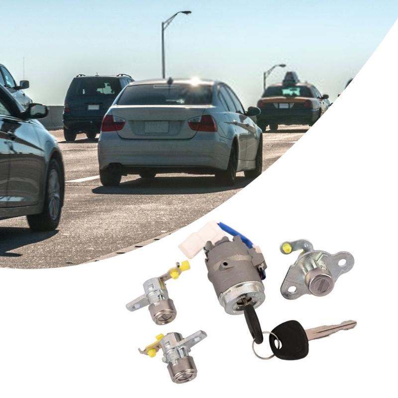 Car Ignition Lock Cylinder Barrels 81905-1E000 81920-1EA00 for ACCENT 06-11 Lock Cylinder Barrels with Key Replacement