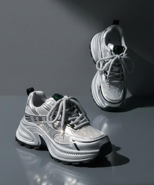 [CLLIB] COSHER Standing Sneakers 6.5CM CL0701 Ivory-230