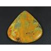 43X45MM Natural Bumble Bee Jasper Pear Shape Cabochon Loose Gemstone 82Cts. G-572