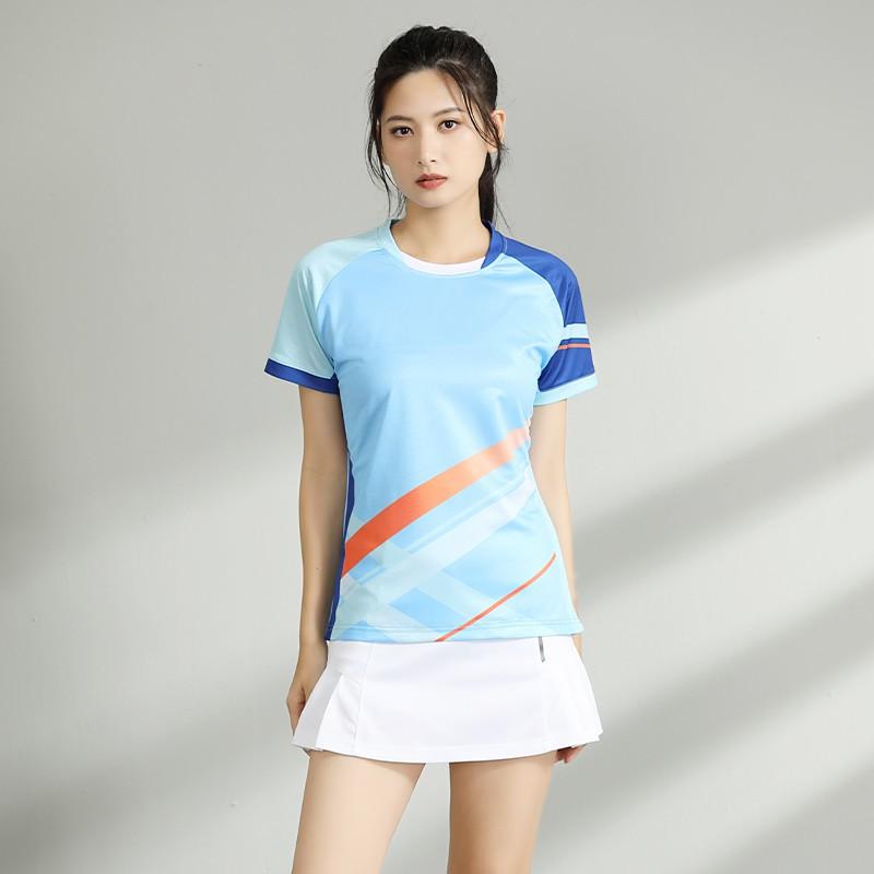 Quick Dry Badminton Shirt Shorts Set Men Women Tennis Table Volleyball Training Competition