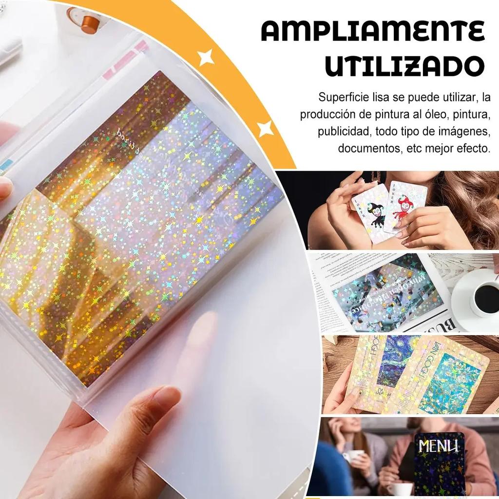 40 Holographic Cold Lamination Sheets