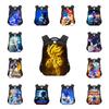 Sonic Cartoon Kids Backpack Durable Polyester Material 20-35l Capacity Zipper Closure Cushioned Shoulder Straps 44*30.5*16cm