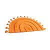 Arched Doormat with Tassels - Cotton Absorbent Non- for Bathroom Bedroom Entryway