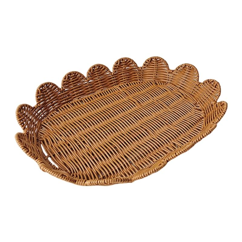 Multifuntional Bread Baskets Stackable Storage Baskets Display Basket Food Storage Basket Fruit Display Bowl for Food