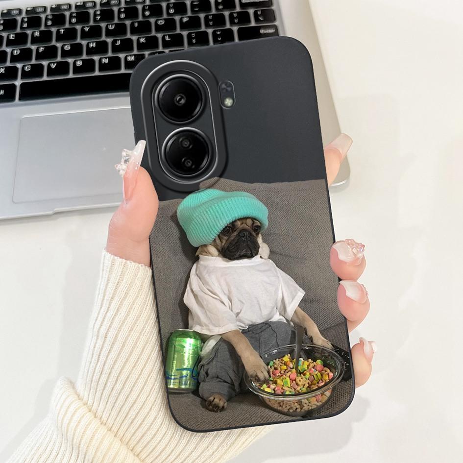 For Redmi 13C 4G Case Cute Rabbit Cartoon Protective Cover For Xiaomi Redmi 13C 2023 Phone Cases Redmi13C 13 C Shockproof Bumper