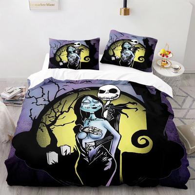 Christmas Horror Night 3D Digital Printing Three-Piece Set, Bedding