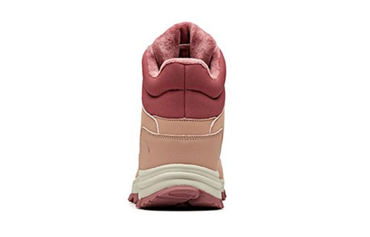 Women's Sneakers ANTA Casual Shoes Women's High-top Grain Powder/Raspberry Red/Shade 1 Gray