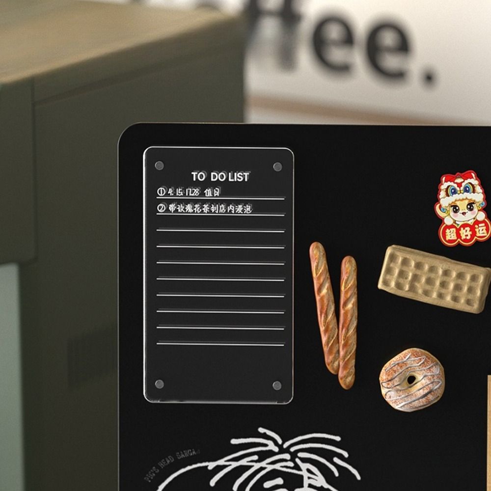 DIY Design Desktop Message Board Metal Storage Display Board Magnetic Blackboard Message Display