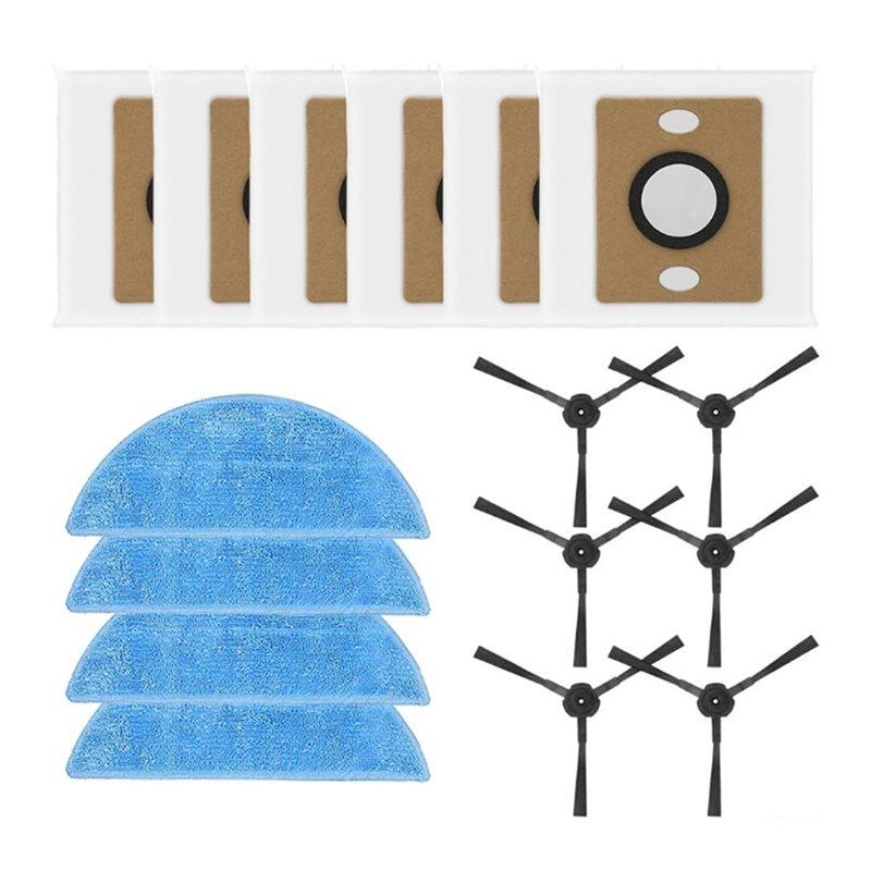 Retail Replacement Parts Kit For ILIFE A30 Pro Robot Vacuum Cleaner- Side Brushes, Microfiber Mop Cloths, Dust Bags