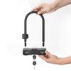 Weatherproofed Folded Bike Lock Outdoor Cycling Lock High Security Bike Lock for Cyclists and Commuters