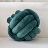 Ins Nordic Hand-woven Three-strand Rope Knotted Ball Pillow Creative Children's Living Room Bedroom Pillow