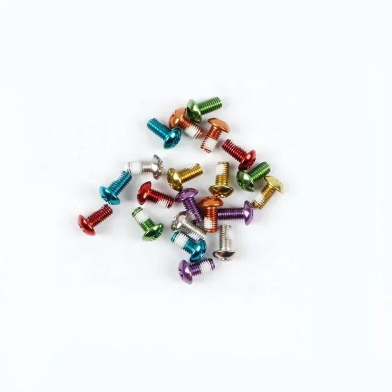 12PCS Colorful Bicycle Disc Brake Rotor Torx Bolts T25 M5x10mm MTB Bike Alloy Steel Disc Brake Rotor Fixing Screws