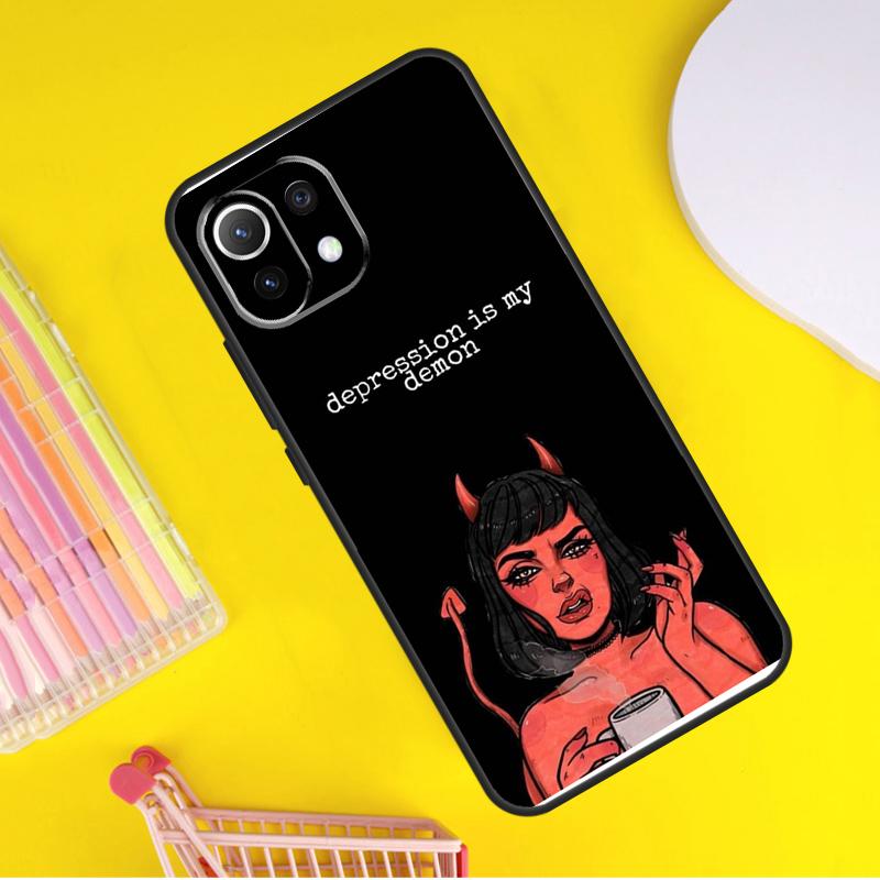 Lovely Bad Devil Girl Cover For Xiaomi 14 Ultra 13 11T 12T 13T 14T Pro POCO X7 X6 Pro X3 X5 F3 F5 M6 F6 Pro Case