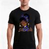 Malia TShirt Summer Casual Cotton Tee Oversized Streetwear Tops Vintage Graphic Print Loose Fit Short Sleeve  Cotton