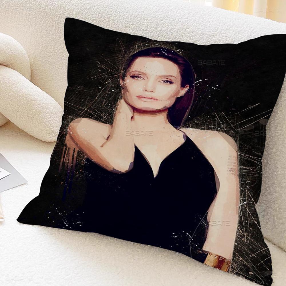 A-angelina J-Jolie Винтажные Наволочки 30x50 Полиэстер Декоративные Подушки для Дивана Декор для Дома Наволочка 16x16Inch