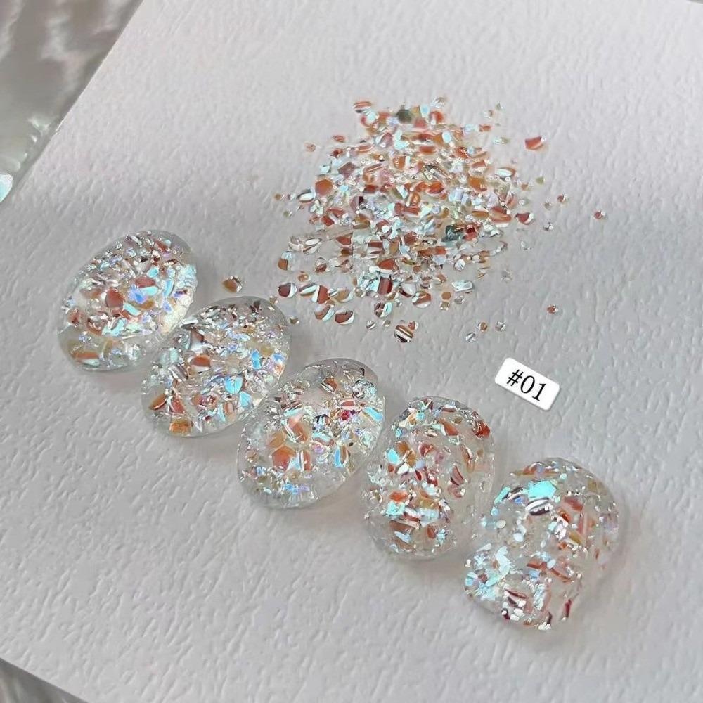 New Glitter Nail Art Sequins Blinking Sequins Flash Nail Art Nail Art DIY Light Chasing Powder