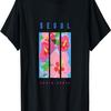 Seoul, Südkorea Blumen- und Hasen-T-Shirt
