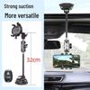 Two-in-One Car Phone Holder with Strong Suction Cup and Multi-Angle Aluminum Clip