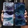 Navy Blue Glitter Agate Marble For Realme GT Neo 2 3 Phone Case Realme 9 8 5G 7 6 GT2 Pro Plus 9i 8i C21Y C3 C11 C25 C35 Cover