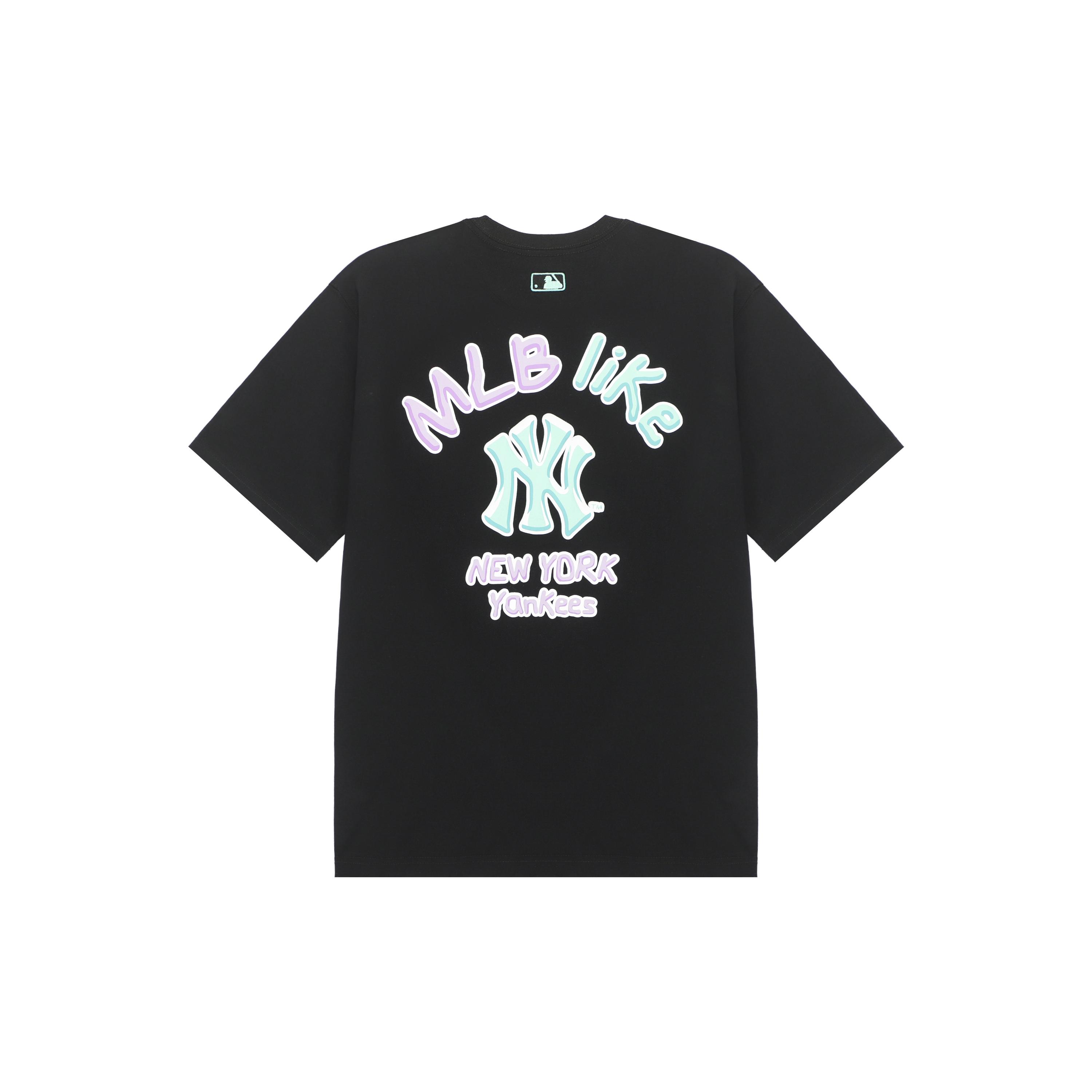 

New MLB T Shirts Unisex Black 3ATSE1123-50BKS S