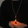 Creative Mini Lighters for Case Necklace for Titanium Steel Pendant Chain Hip Hop Party Jewelry Gift Lighters Pendan