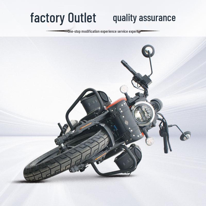 Qianjiang Flash 250 Front Bumper Guard, Anti-Fall Bar, Flash 150 Rear Backrest & Quick-Release Side Bags