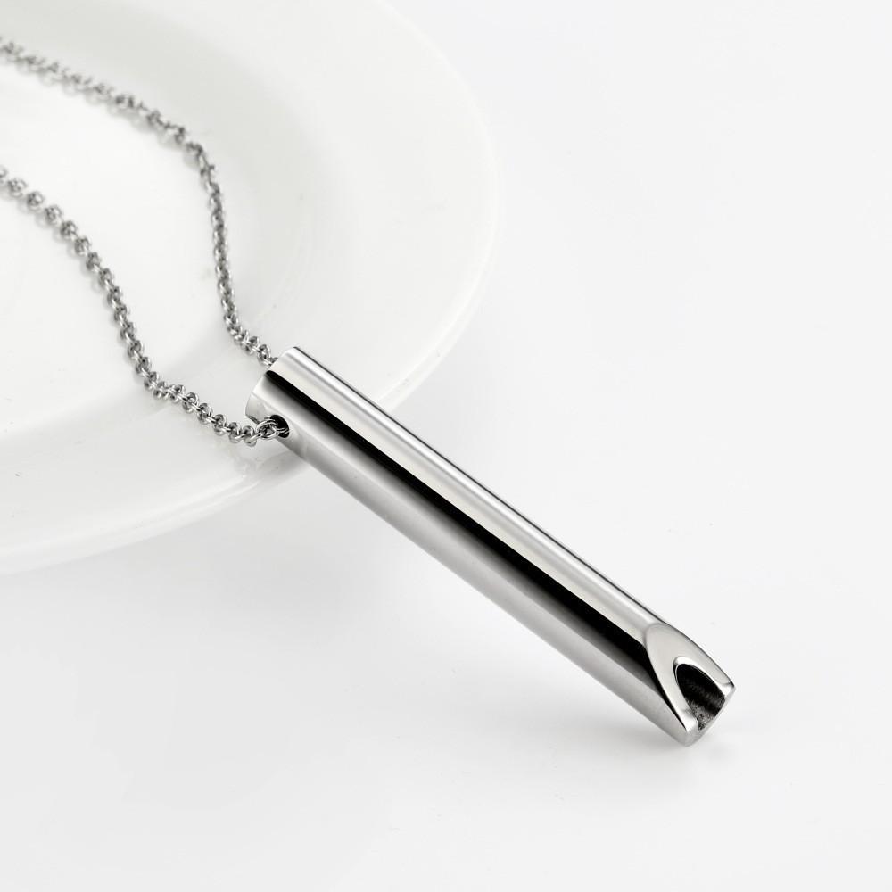 3d Shift Delightful Breathing Necklace In Stainless Steel With Adjustable Length Everyone For