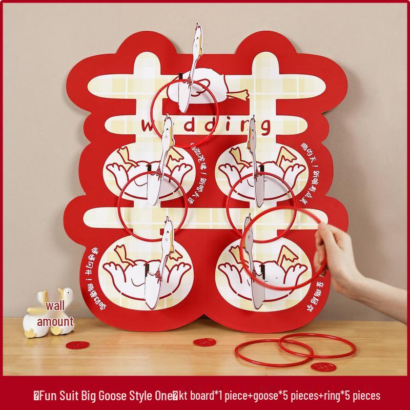 Big Goose Wedding Photo Props: Bride s Creative Door Blocking Game Set No Specification