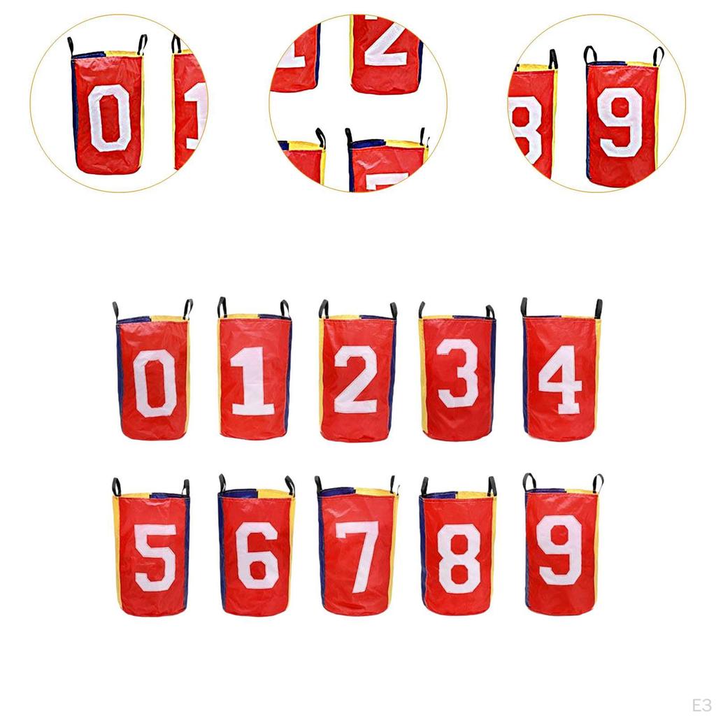 10 sztuk worków na ziemniaki do wyścigów dla dzieci i dorosłych, trening równowagi, skakanie, gry na Dzień Sportu