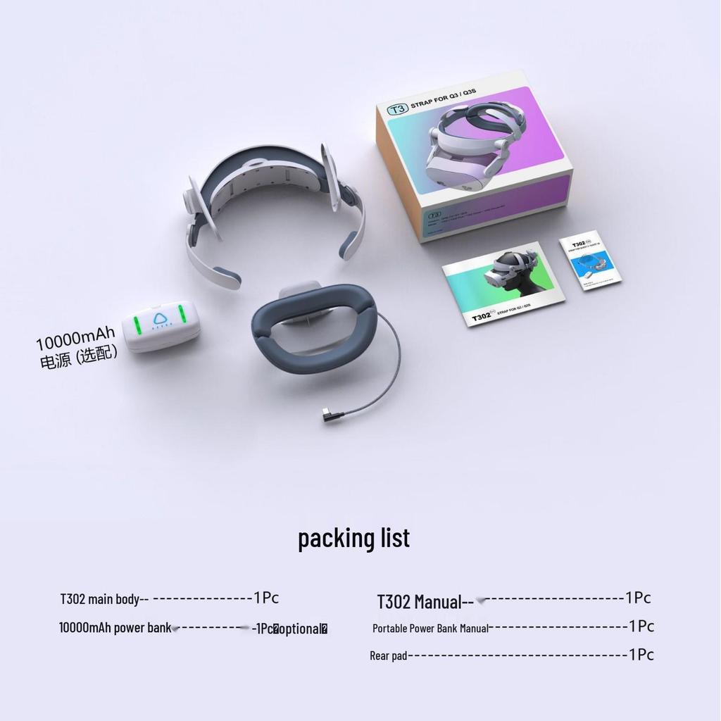 Meta Quest 3 S Elite Power Headband: Battery Version Accessory